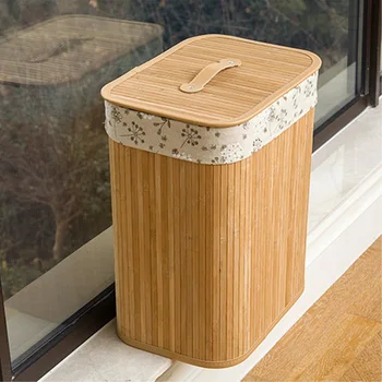 1pcs Creative Folding Safe Simple Cover Bamboo Clothes Basket Storage Basket Practical Basket for Pant Shirt Cloth
1pcs Creative Folding Safe Simple Cover Bamboo Clothes Basket Storage Basket Practical Basket for Pant Shirt Cloth