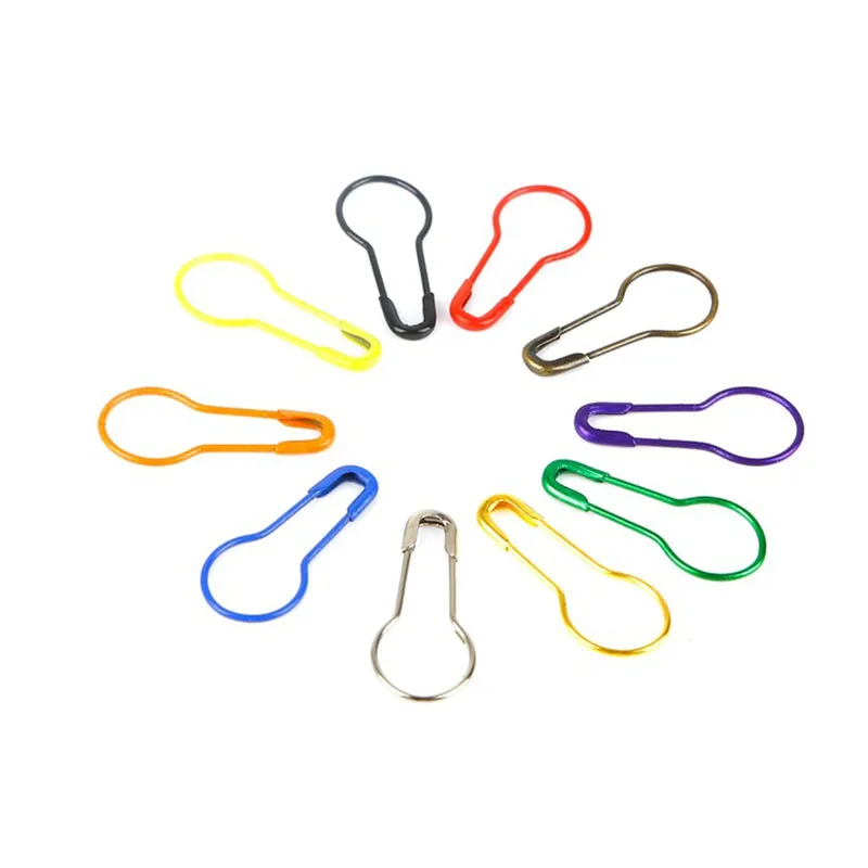 100Pcs/Set Metal Mixed Color Clips DIY Small Pin Hand-knit Sweater Marker Safety Pins Needle Clip Crochet 22*9.5mm Random Color
100Pcs/Set Metal Mixed Color Clips DIY Small Pin Hand-knit Sweater Marker Safety Pins Needle Clip Crochet 22*9.5mm Random Color