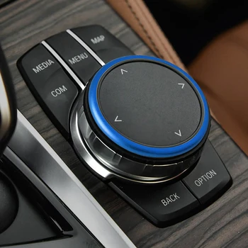 Aluminum Alloy Car Interior Multi-media Button Circle Ring Frame Cover Sticker Trim For BMW 5 Series 528 530 540li 2018
Aluminum Alloy Car Interior Multi-media Button Circle Ring Frame Cover Sticker Trim For BMW 5 Series 528 530 540li 2018
