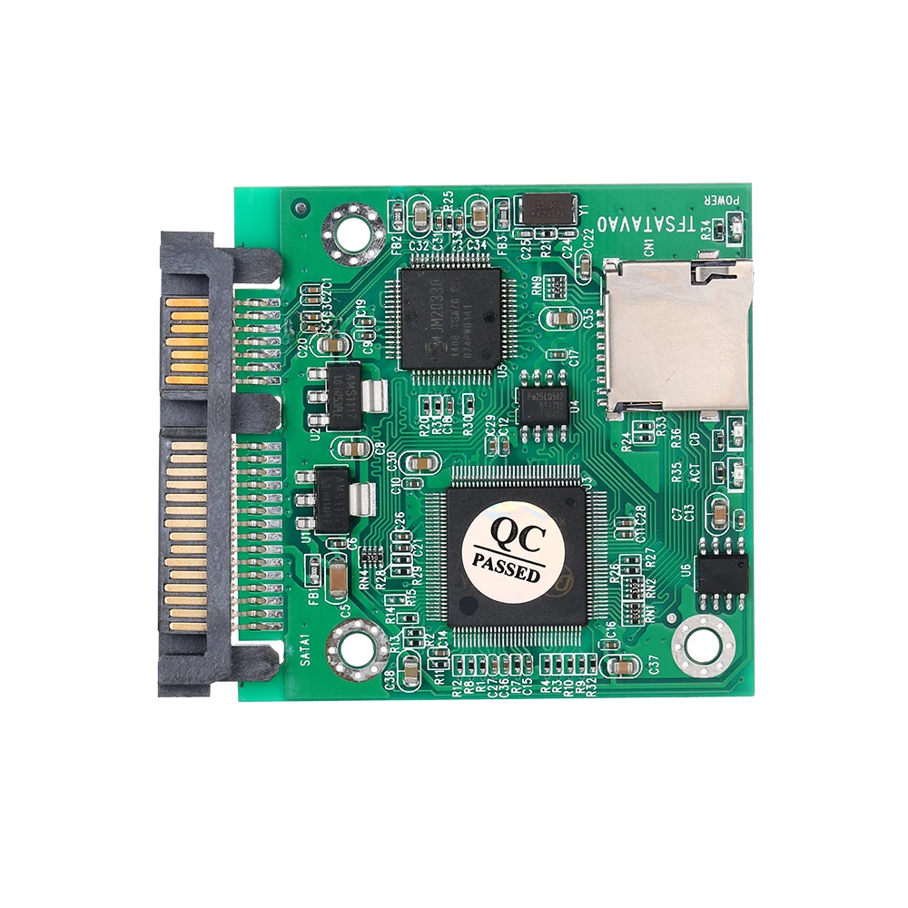 SD TF Card to 22pin SATA Adapter Card 2.5" HDD Enclosure TF Cards to SATA for Laptop and Desktop
SD TF Card to 22pin SATA Adapter Card 2.5" HDD Enclosure TF Cards to SATA for Laptop and Desktop