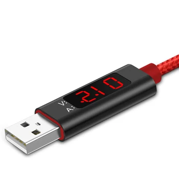 Micro USB Voltage Current Tester Meter 1M Display Nylon Braided Fast Charging Cable For Type C or Android
Micro USB Voltage Current Tester Meter 1M Display Nylon Braided Fast Charging Cable For Type C or Android