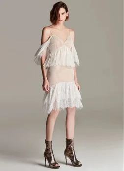 Top Kwaliteit Wit Sexy Kant De Schouder Knielengte Rayon Bandage Jurk Avondfeest Zomerjurk
Top Kwaliteit Wit Sexy Kant De Schouder Knielengte Rayon Bandage Jurk Avondfeest Zomerjurk