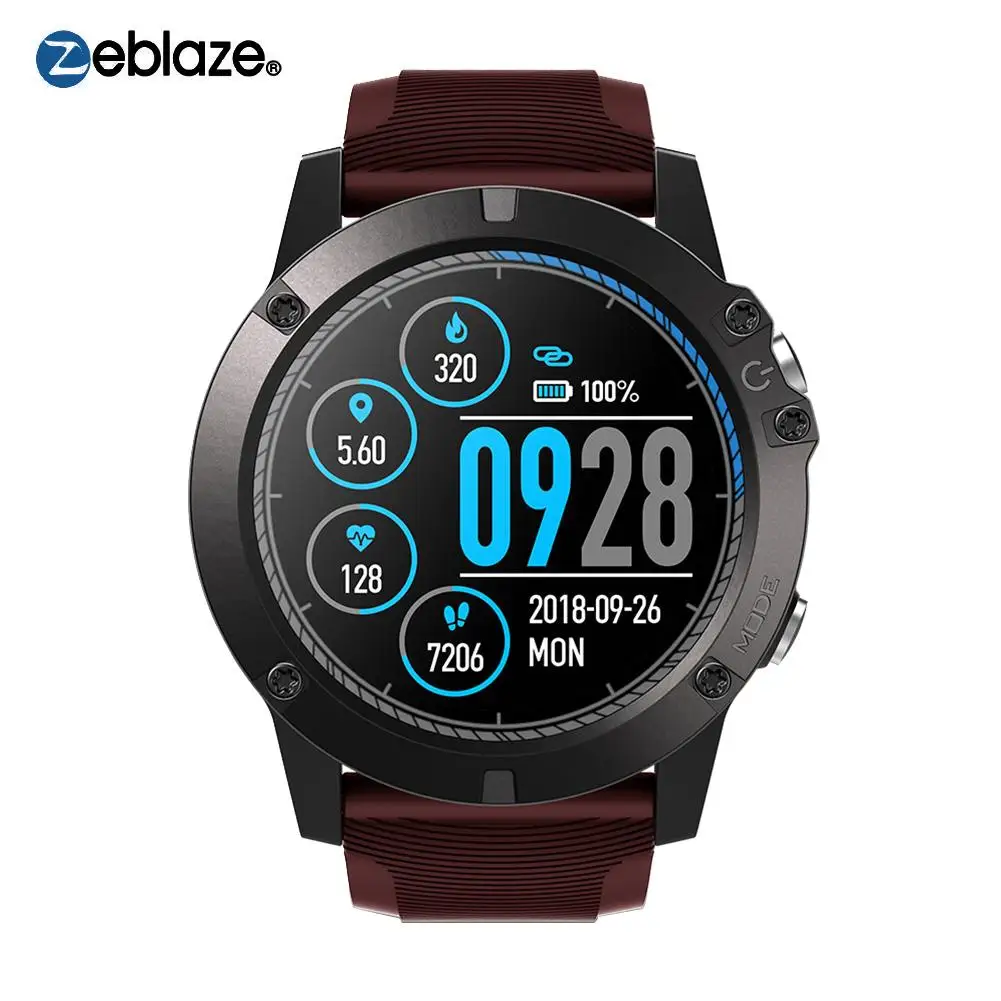 Zeblaze VIBE 3 PRO Sports Tracker Android IOS Bluetooth Smartwatch Heart Rate Detection Extra Long Standby Waterproof Smart Brac 
Zeblaze VIBE 3 PRO Sports Tracker Android IOS Bluetooth Smartwatch Heart Rate Detection Extra Long Standby Waterproof Smart Brac