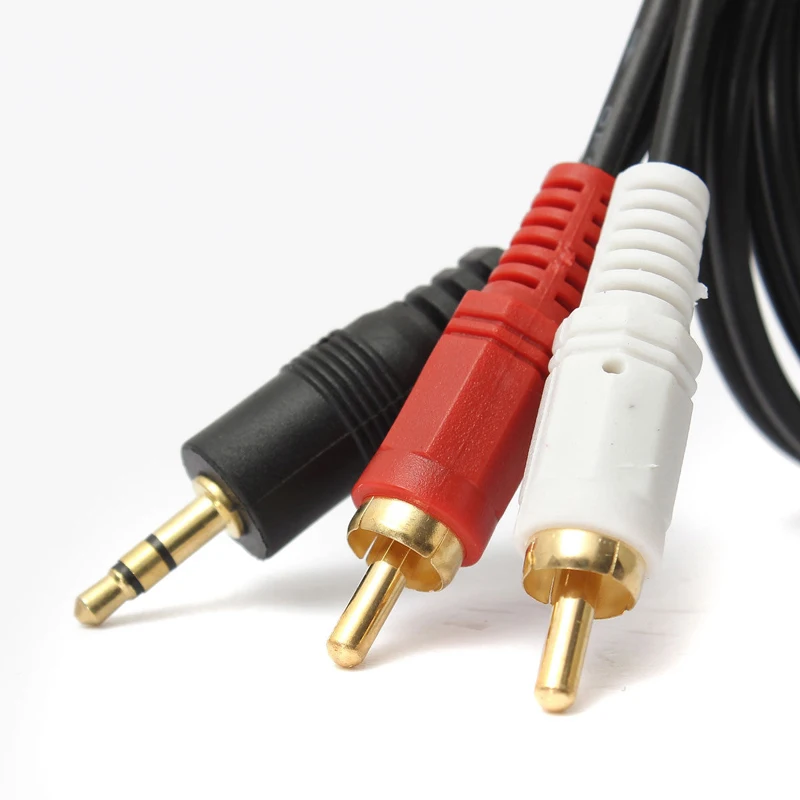 RCA Cable 2RCA to 3.5 Audio Cables .5mm Jack Plug RCA Audio Acoustics Amplifier Transfer Line Cable for Cell Phone MP3 MP4
RCA Cable 2RCA to 3.5 Audio Cables .5mm Jack Plug RCA Audio Acoustics Amplifier Transfer Line Cable for Cell Phone MP3 MP4