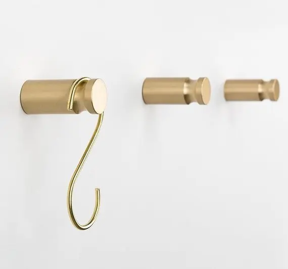 Modern Brass Hook Decorative Wall Coat Hangers Bag Hooks Hat Hangers Curtain Tie Back Hooks Decor Solid Hook Pure Copper
Modern Brass Hook Decorative Wall Coat Hangers Bag Hooks Hat Hangers Curtain Tie Back Hooks Decor Solid Hook Pure Copper