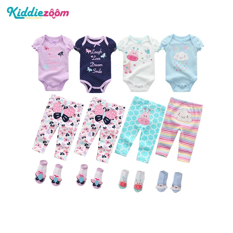 Baby Girl Clothes New Newborn Boy Girl Clothes Set Cotton Long Sleeves Babywear Hat+T-shirt+Pants+Socks Jumpsuits Infant Outfit
Baby Girl Clothes New Newborn Boy Girl Clothes Set Cotton Long Sleeves Babywear Hat+T-shirt+Pants+Socks Jumpsuits Infant Outfit