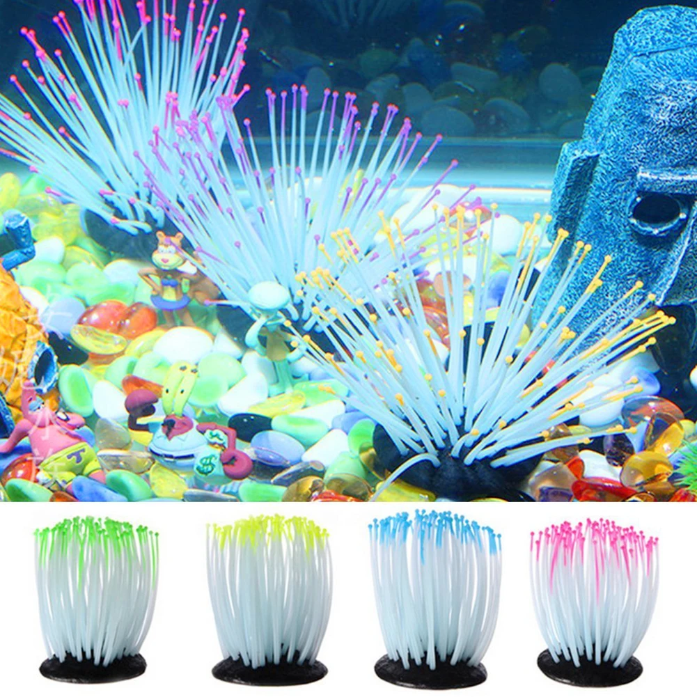 Aquarium Silicone Simulation Artificial Fish Tank Fake Coral Plant Underwater Aquatic Sea Anemone Ornament Decoration Accessory
Aquarium Silicone Simulation Artificial Fish Tank Fake Coral Plant Underwater Aquatic Sea Anemone Ornament Decoration Accessory