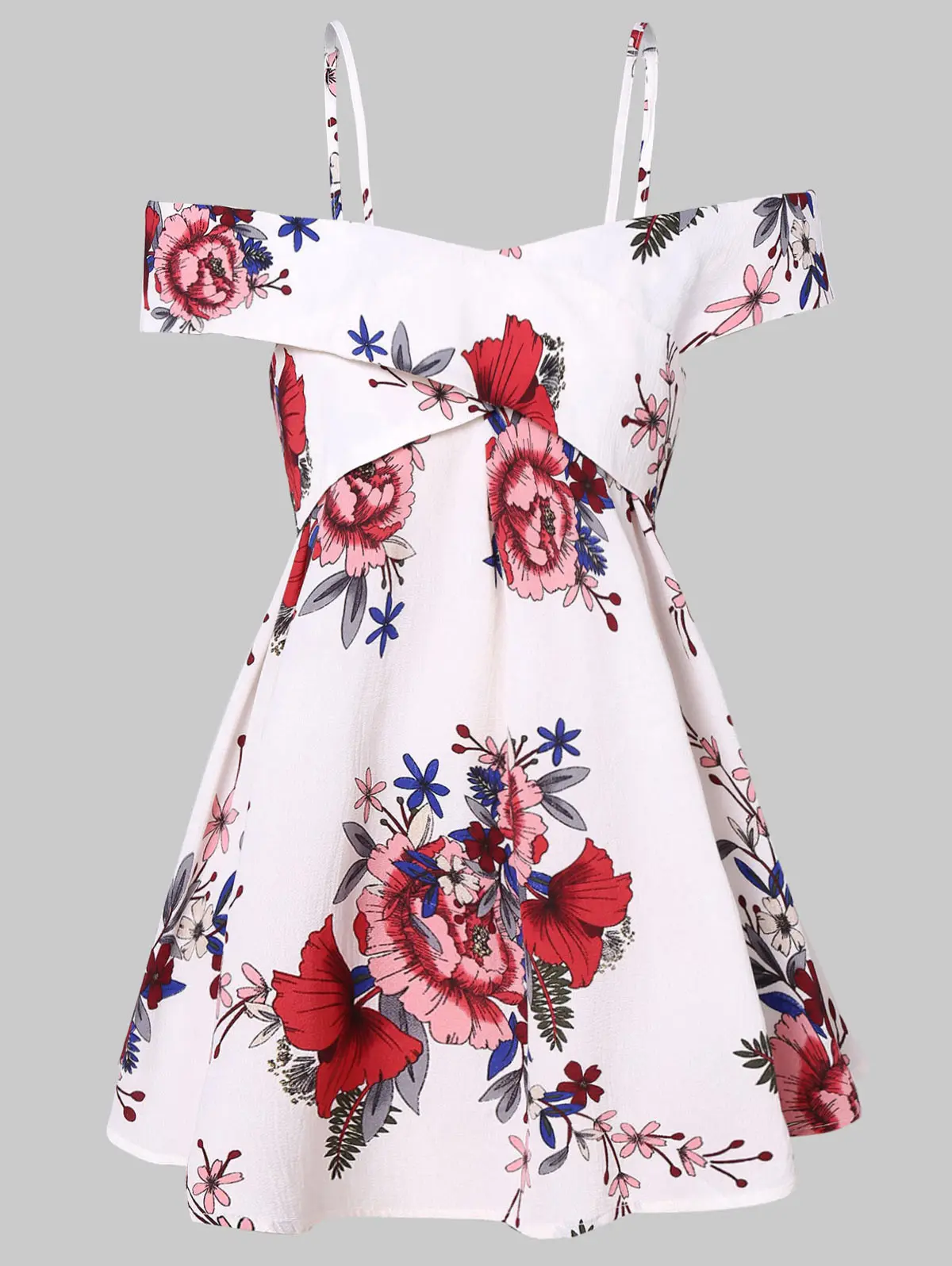 Lortalen Plus Size Cold Shoulder Front Cross Floral Blouse Female Summer Spaghetti Strap Short Sleeve Blouses Shirts Women Tops
Lortalen Plus Size Cold Shoulder Front Cross Floral Blouse Female Summer Spaghetti Strap Short Sleeve Blouses Shirts Women Tops