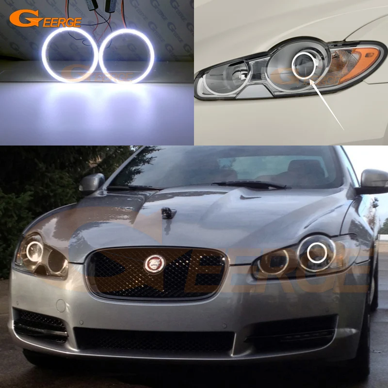 For JAGUAR XF 2009 2010 2011 XENON HEADLIGHT Excellent angel eyes Ultra bright illumination COB led angel eyes kit
For JAGUAR XF 2009 2010 2011 XENON HEADLIGHT Excellent angel eyes Ultra bright illumination COB led angel eyes kit