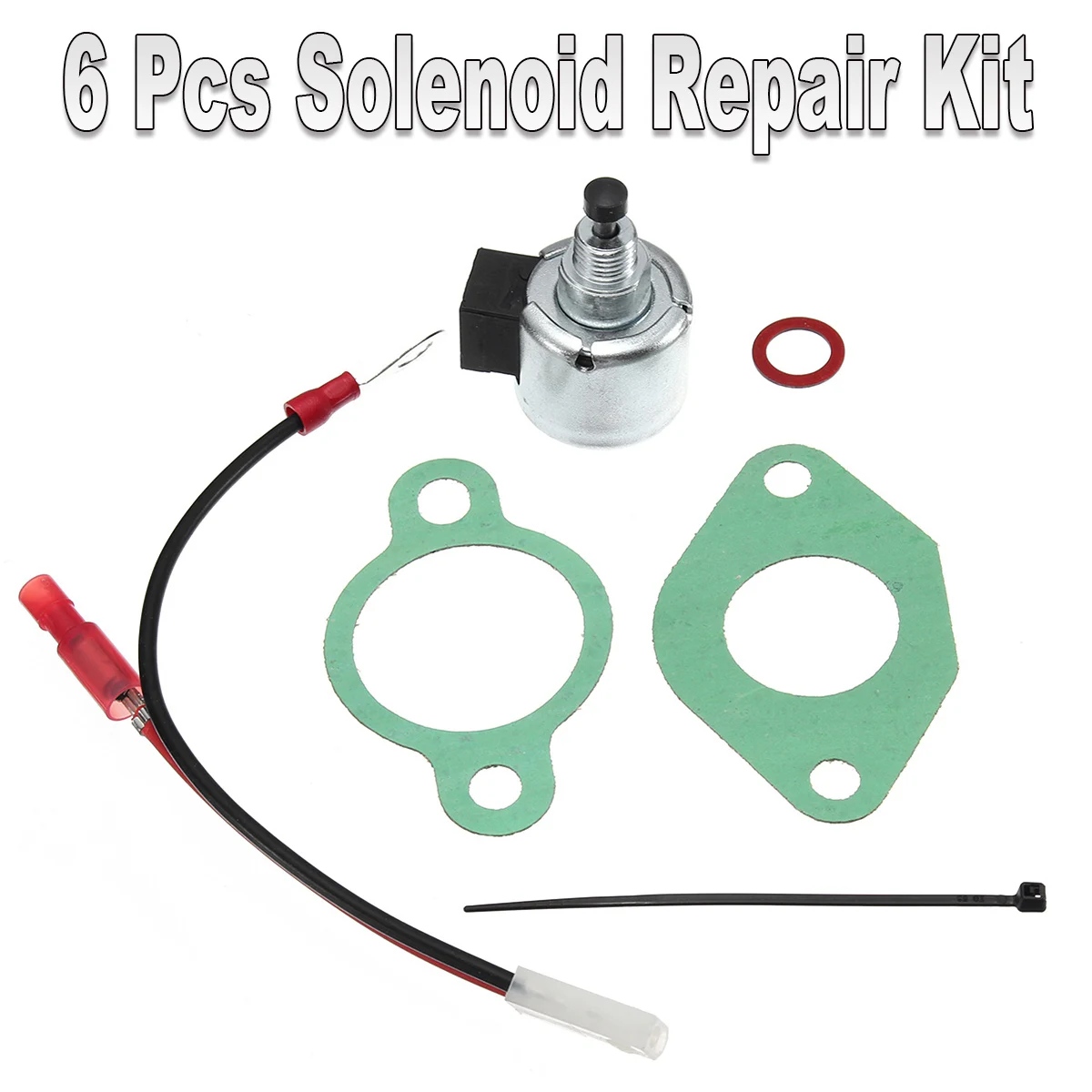 Solenoid Repair Kit Replaces For Kohler Nos. 12-757-09, 12-757-33 S & 1275733 Carburetors
Solenoid Repair Kit Replaces For Kohler Nos. 12-757-09, 12-757-33 S & 1275733 Carburetors