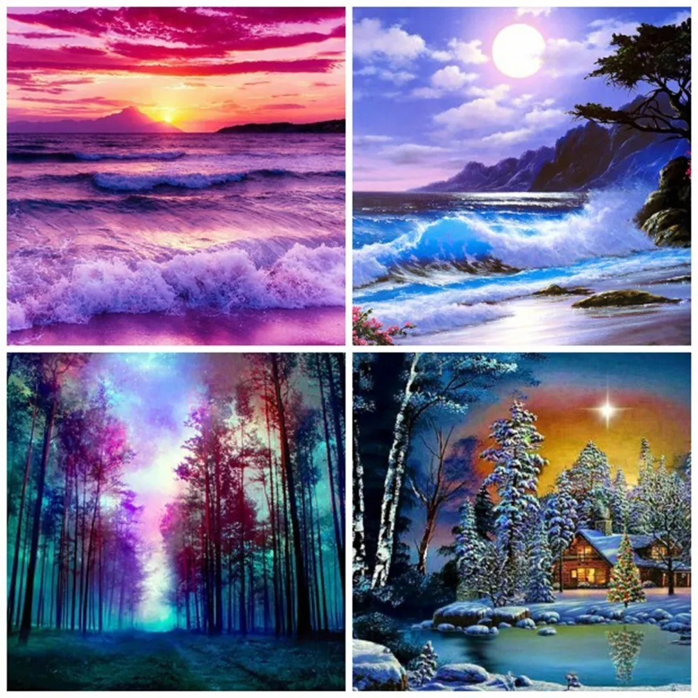 HUACAN Diamond Embroidery Landscape Full Square 5D DIY Diamond Painting Sunset Mosaic Picture Of Rhinestone Home Decor Gift
HUACAN Diamond Embroidery Landscape Full Square 5D DIY Diamond Painting Sunset Mosaic Picture Of Rhinestone Home Decor Gift