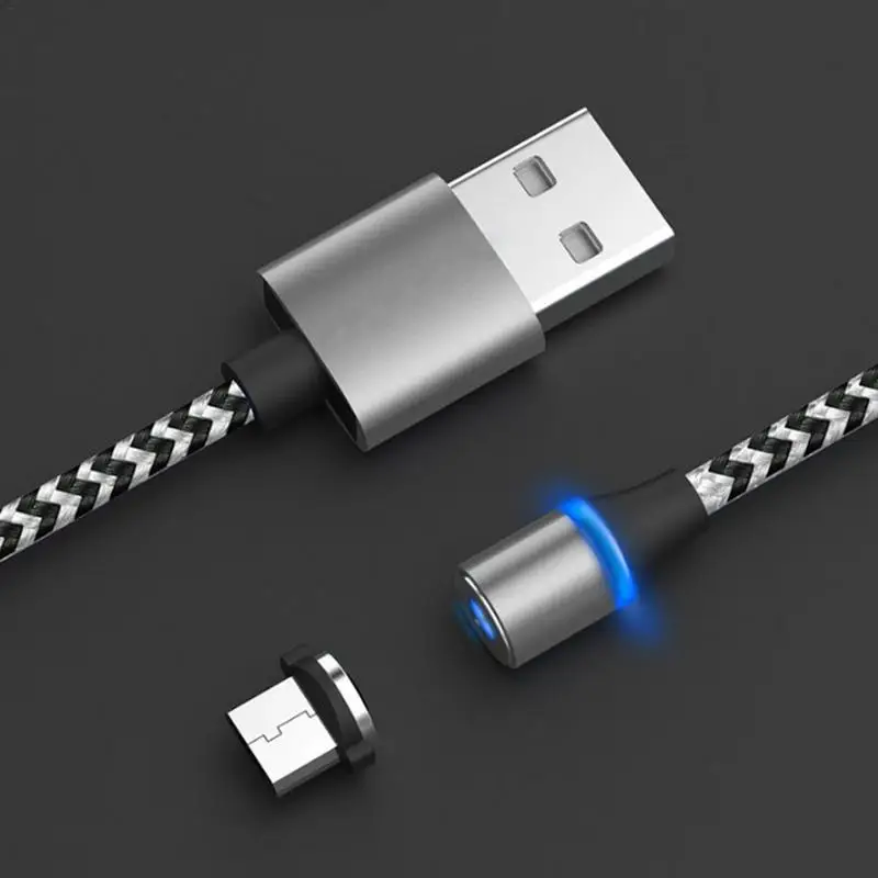 Magnetic USB Cable Quick Charging 2.1A Cables 1M For Type C/ Android / iphone Mobile Phone Quick Fast Charging Data Cord
Magnetic USB Cable Quick Charging 2.1A Cables 1M For Type C/ Android / iphone Mobile Phone Quick Fast Charging Data Cord