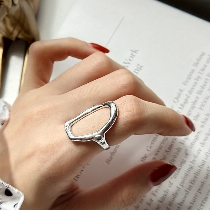 Exaggerated Square Personality 925 Sterling Silver Geometric Irregular Rings Bohemian White Gold Adjustable Rings For Women
Exaggerated Square Personality 925 Sterling Silver Geometric Irregular Rings Bohemian White Gold Adjustable Rings For Women