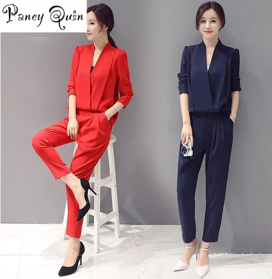 GOOD quality Women Jumpsuit 2019 long sleeve autumn V-neck Long Overalls Chiffon Elegant Rompers Bow Playsuit Combinaison Femme
GOOD quality Women Jumpsuit 2019 long sleeve autumn V-neck Long Overalls Chiffon Elegant Rompers Bow Playsuit Combinaison Femme