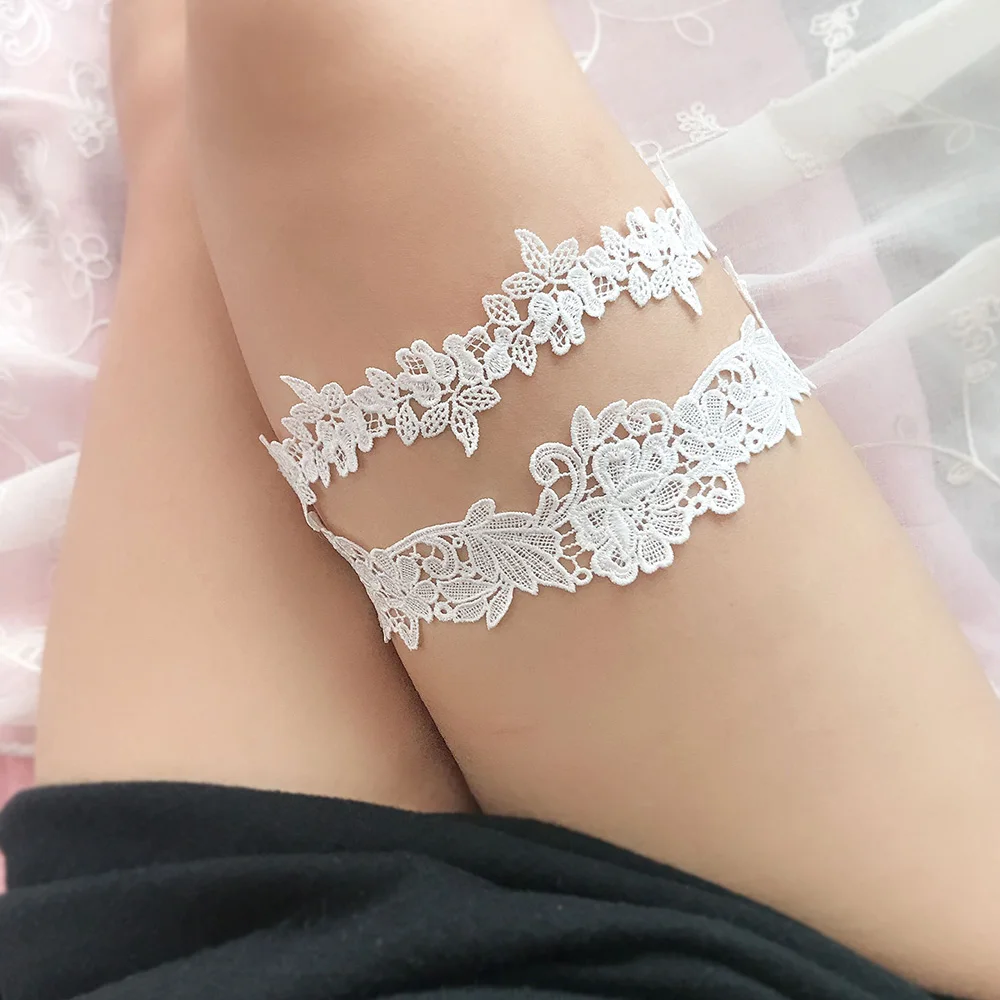 2 Pc Fashion Leg Garter Belt Sexy Women Girl Wedding Party Bridal Lingerie Cosplay Lace Floral Leg Garter Loop Suspender
2 Pc Fashion Leg Garter Belt Sexy Women Girl Wedding Party Bridal Lingerie Cosplay Lace Floral Leg Garter Loop Suspender