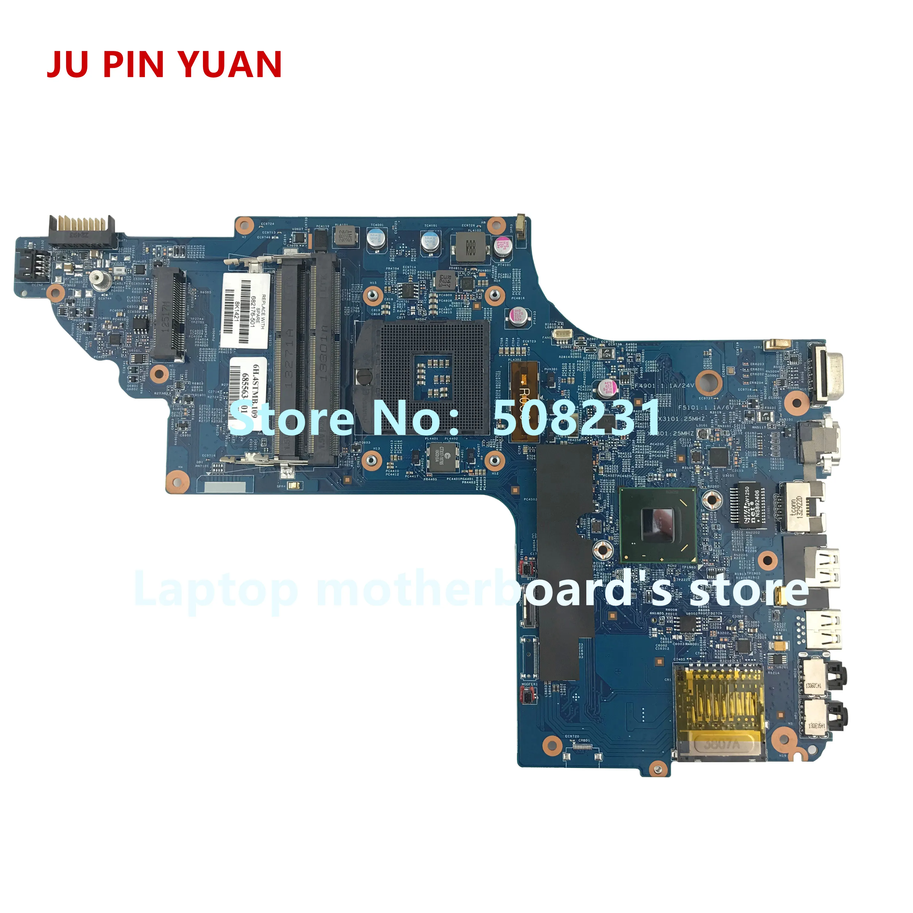682176-501 682176-001 Mainboard For HP Pavilion DV6 DV6-7000 DV6T-7000 Motherboard 48.4ST04.021 HM77 Fully Tested
682176-501 682176-001 Mainboard For HP Pavilion DV6 DV6-7000 DV6T-7000 Motherboard 48.4ST04.021 HM77 Fully Tested