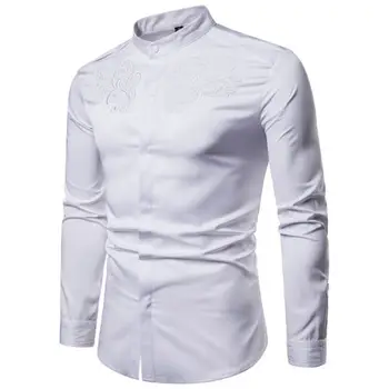 Men's Long Sleeve Solid Fashion Embroidery Shirt Button Up Business Work Smart Formal Plain Formal Fashion Tops
Men's Long Sleeve Solid Fashion Embroidery Shirt Button Up Business Work Smart Formal Plain Formal Fashion Tops