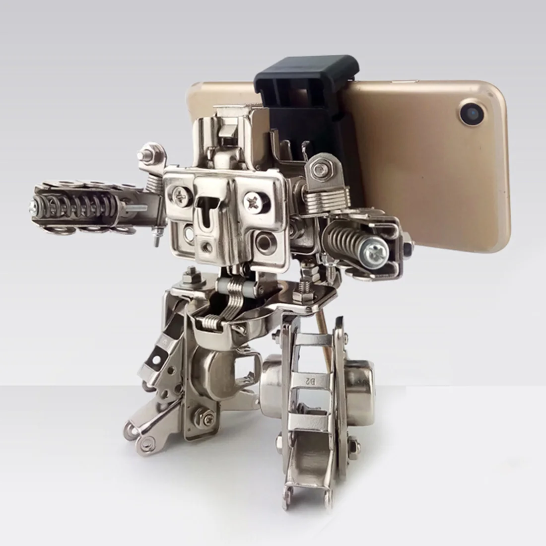 12cm Height Large Attack Mecha Model Metal DIY Assembly Fighting Robot Toy Mobile Phone Bracket Gift For Boys Men 2019 New
12cm Height Large Attack Mecha Model Metal DIY Assembly Fighting Robot Toy Mobile Phone Bracket Gift For Boys Men 2019 New