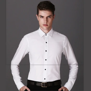 Fashion Business Men Formal Shirts Long Sleeve Fit Slim Fit Formal Tee Tops 5 Color S-4XL 
Fashion Business Men Formal Shirts Long Sleeve Fit Slim Fit Formal Tee Tops 5 Color S-4XL