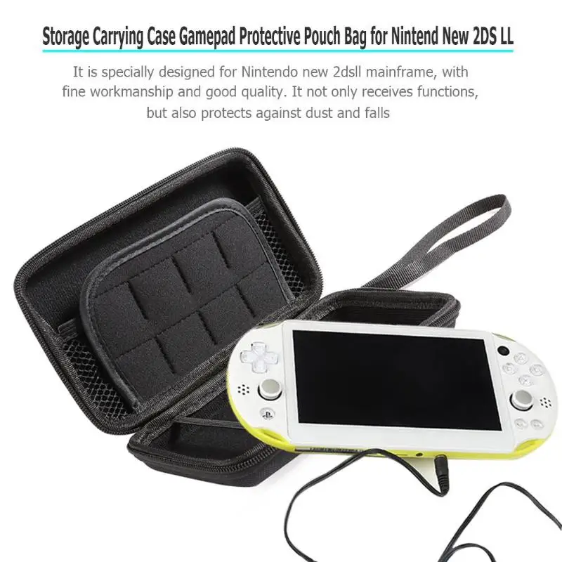 Super large space Storage bag Carrying Case Gamepad Protective double zipper with barrier Pouch Bags for Nintend New 2DS LL
Super large space Storage bag Carrying Case Gamepad Protective double zipper with barrier Pouch Bags for Nintend New 2DS LL