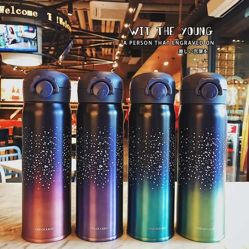 Stainless Steel Vacuum Bottle Wholesale Star Vacuum Bottle With Flip Open Lid Student Mug Leak-proof Straight Bottle 500 ML
Stainless Steel Vacuum Bottle Wholesale Star Vacuum Bottle With Flip Open Lid Student Mug Leak-proof Straight Bottle 500 ML