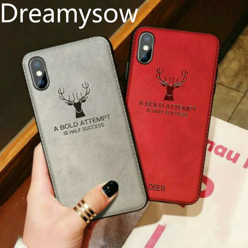 Dreamysow Reto Cloth Texture 3D Embossed Deer Phone Case For iPhone XR XS Max X 6 6S 7 8 Plus Soft edge Phone Back Cover Coques
Dreamysow Reto Cloth Texture 3D Embossed Deer Phone Case For iPhone XR XS Max X 6 6S 7 8 Plus Soft edge Phone Back Cover Coques