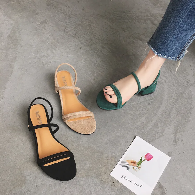 2019 Summer New Style Korean-Style Strappy with Square Heel Sandals Comfort Wild Students the Word Buckle Sandals Wholesale
2019 Summer New Style Korean-Style Strappy with Square Heel Sandals Comfort Wild Students the Word Buckle Sandals Wholesale
