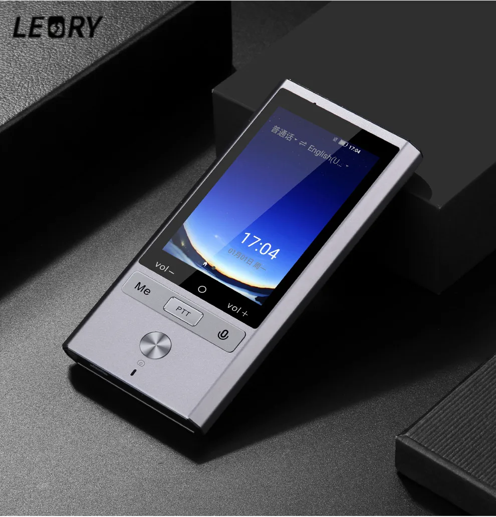 LEORY Portable Mini Multi-Language Smart Translator 75 Languages Bluetooth+4G+WiFi Voice Photo Translator for Travel Business
LEORY Portable Mini Multi-Language Smart Translator 75 Languages Bluetooth+4G+WiFi Voice Photo Translator for Travel Business
