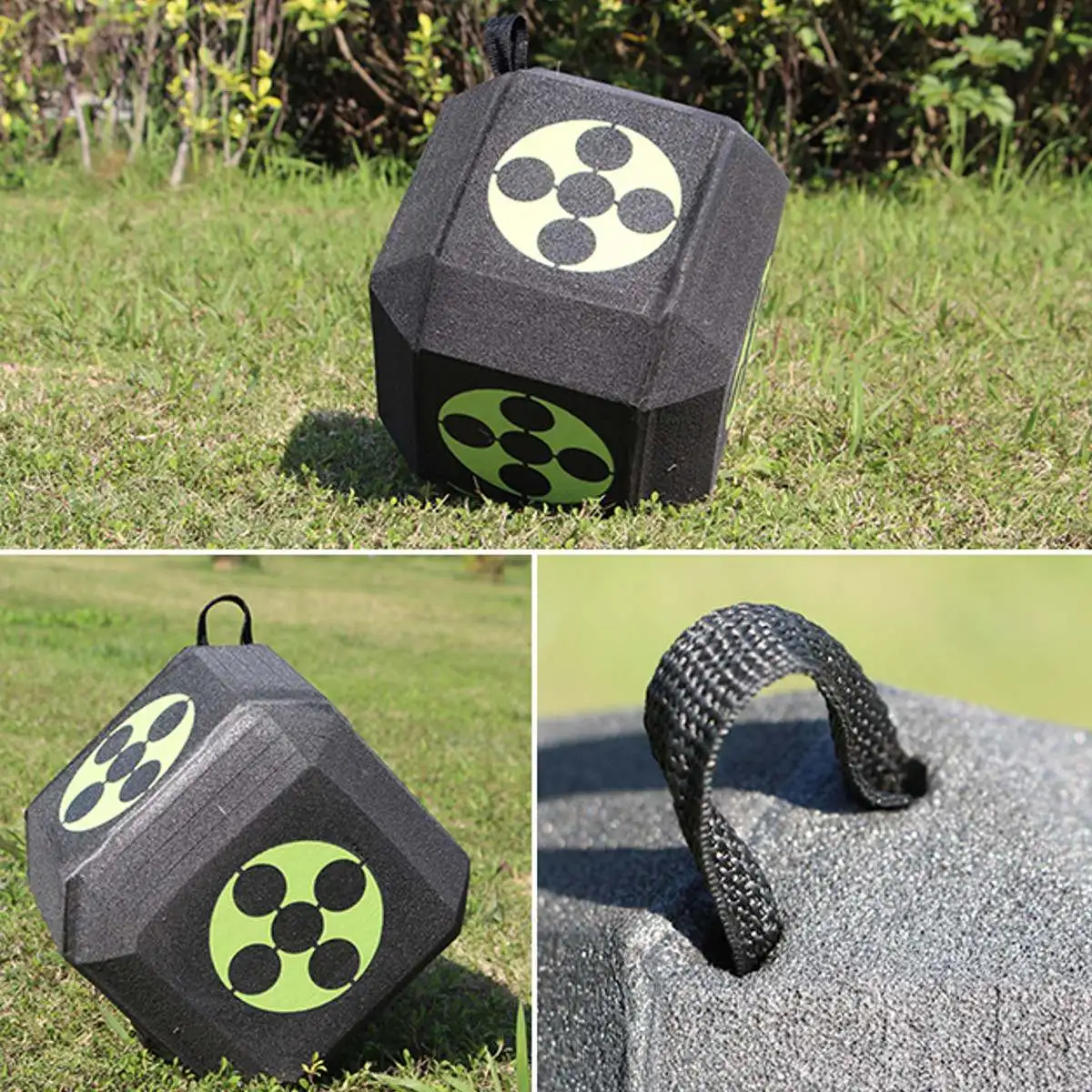 y 6 Sided Cube Self Healing Target Broadheads Recurve Compound XPE Foam Target Practice Training Sports Game 23X23cm
y 6 Sided Cube Self Healing Target Broadheads Recurve Compound XPE Foam Target Practice Training Sports Game 23X23cm
