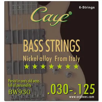 CAYE 4/5/6pcs Strings Electric Bass Strings Set Hexagonal Steel Core Inner Wire Stainless Steel Outer Wire Bass Guitar String
CAYE 4/5/6pcs Strings Electric Bass Strings Set Hexagonal Steel Core Inner Wire Stainless Steel Outer Wire Bass Guitar String