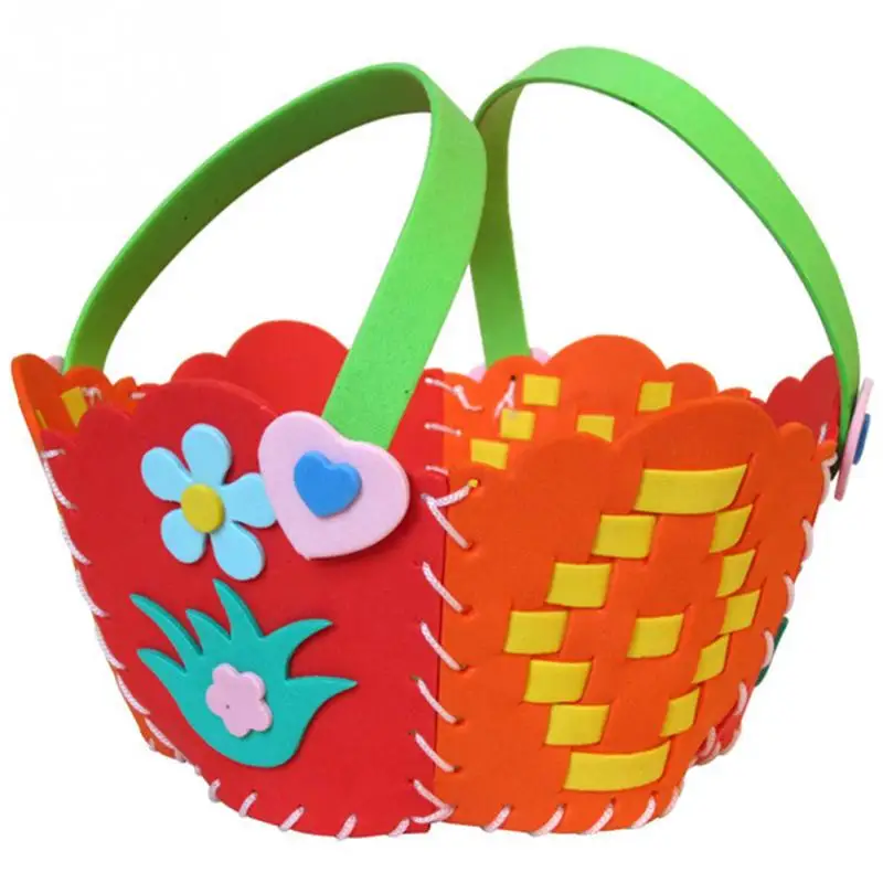 EVA DIY Bags Cute Flower Style Bag Handmade Crafts Cartoon Sewing Backpacks Kids Children Creative Toys Boys Girls Braid Basket
EVA DIY Bags Cute Flower Style Bag Handmade Crafts Cartoon Sewing Backpacks Kids Children Creative Toys Boys Girls Braid Basket