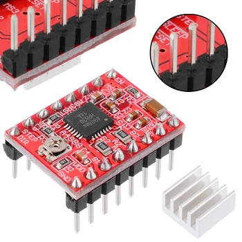 5pcs Stepper Motor Driver 1.5x2mm A4988 Stepper Motor Driver Module 3D Printer Polulu StepStick RAMPS RepRap
5pcs Stepper Motor Driver 1.5x2mm A4988 Stepper Motor Driver Module 3D Printer Polulu StepStick RAMPS RepRap