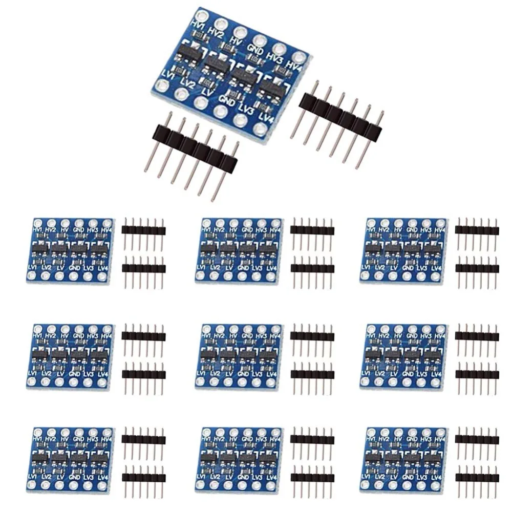 4 канала 5V 3 V IIC UART SPI TTL логический уровень преобразователь модуль преобразования