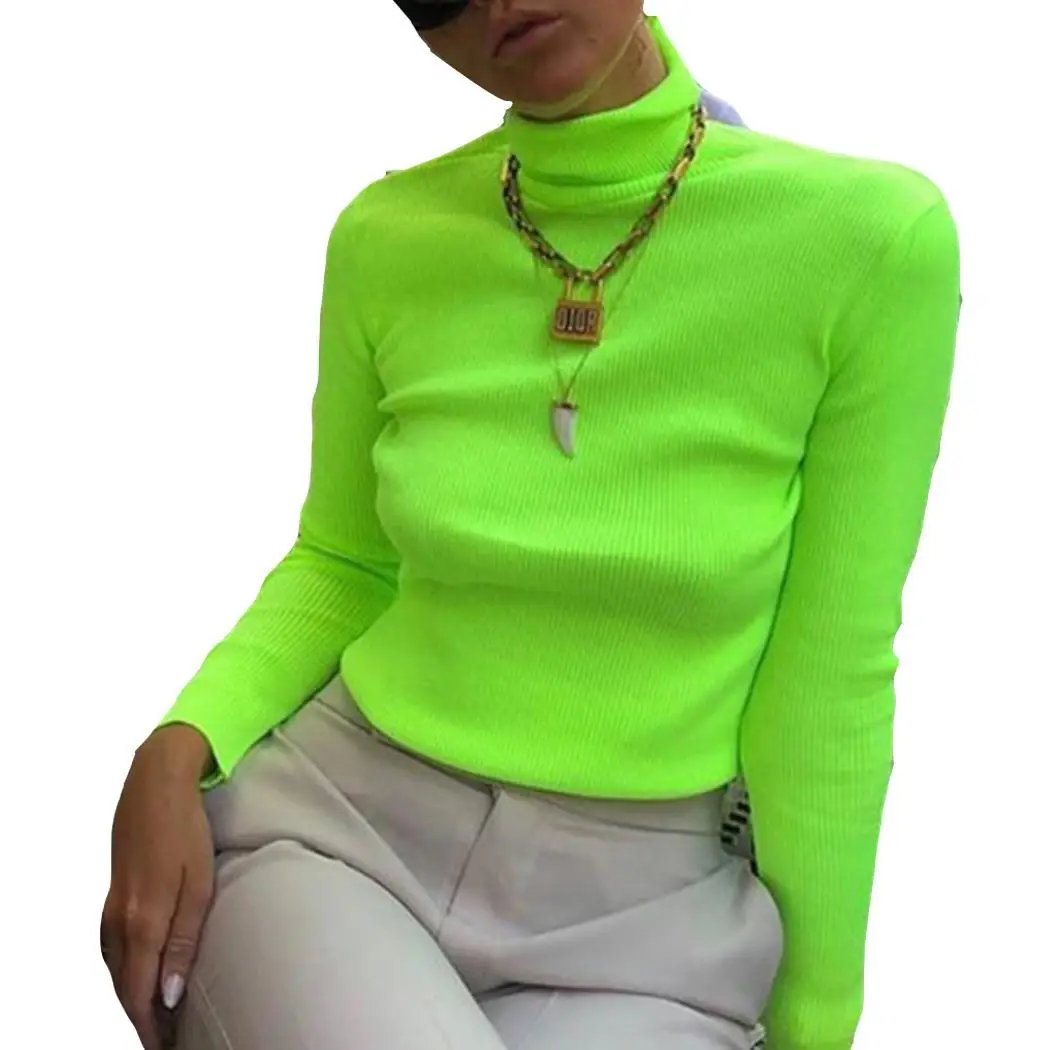Women Fashion Casual Solid Turtle Neck Long Sleeve Winter/Autumn Slim Regular Pullover Sweater
Women Fashion Casual Solid Turtle Neck Long Sleeve Winter/Autumn Slim Regular Pullover Sweater