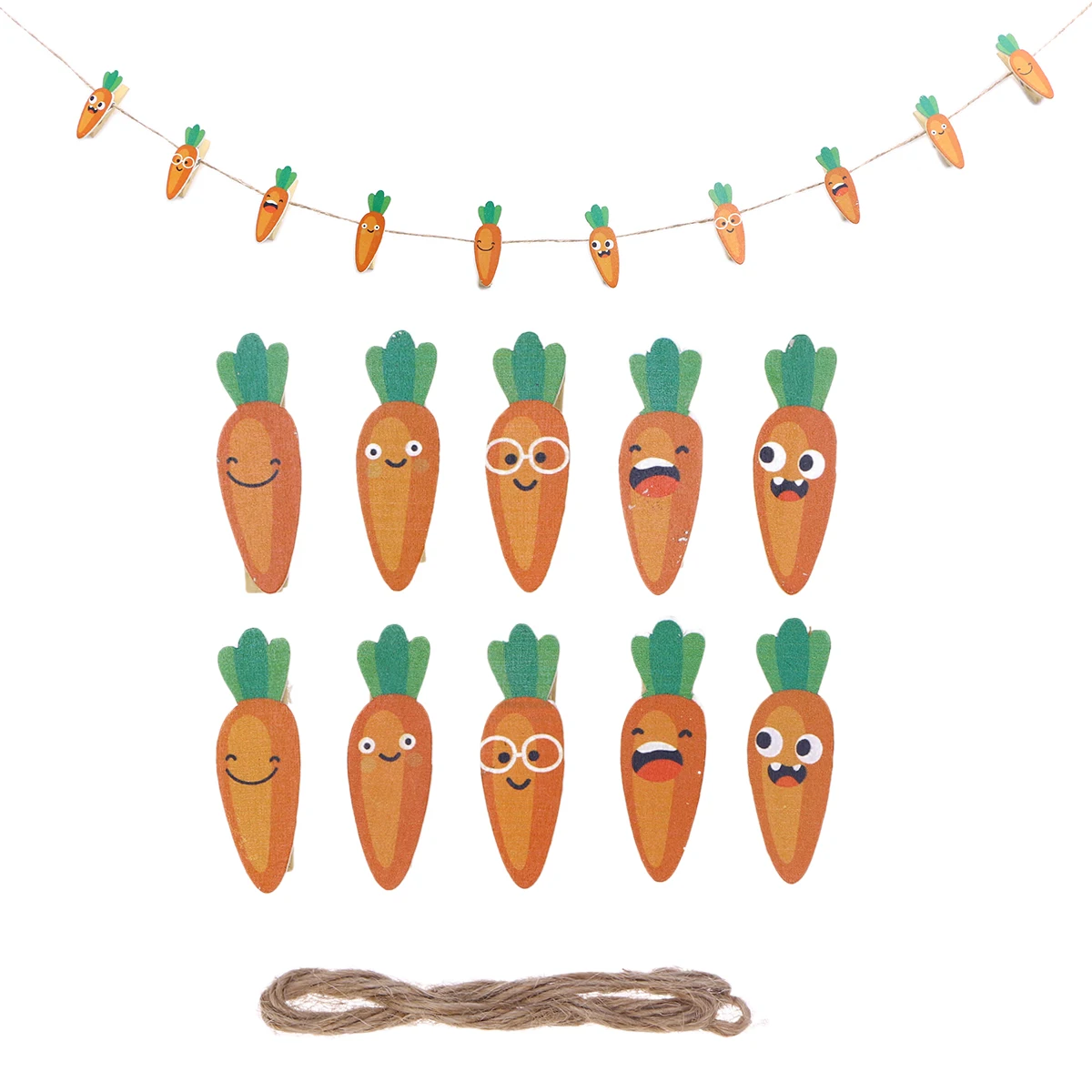10 Pcs Wooden Pegs Wooden Carrot Shaped Lovely Note Holder Photo Clips Card Holder Craft Clips for Christmas Ornament Birthday
10 Pcs Wooden Pegs Wooden Carrot Shaped Lovely Note Holder Photo Clips Card Holder Craft Clips for Christmas Ornament Birthday