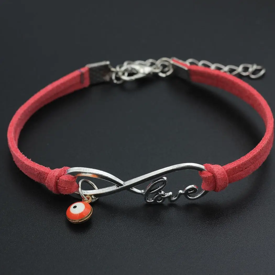 Women Handmade Retro Lobster Bracelet Love Geometric Eye Casual Symbol Symbol Blue Clasp Evil Claw Style Infinity
Women Handmade Retro Lobster Bracelet Love Geometric Eye Casual Symbol Symbol Blue Clasp Evil Claw Style Infinity