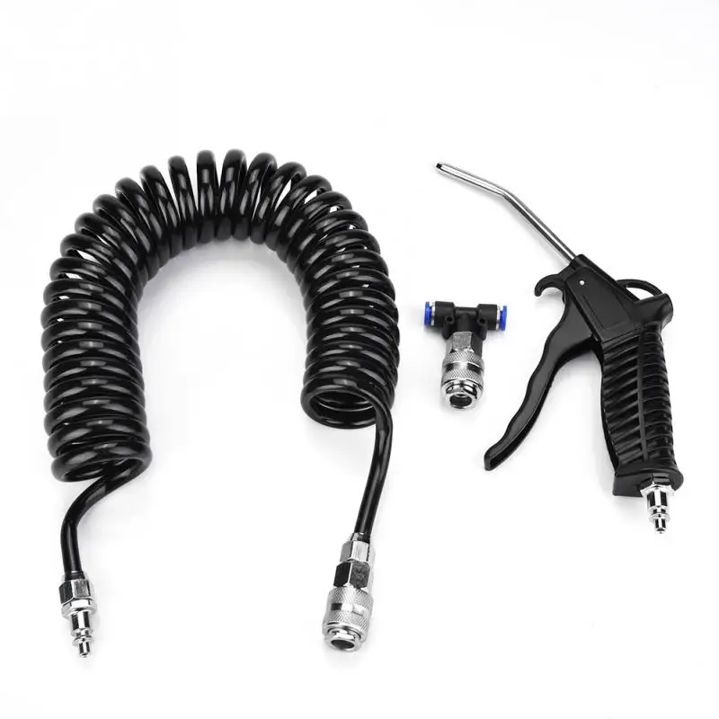 Black Air Duster Gun Pneumatic Wind Blowing Kit Set with EU Connector + PU Hose Tool
Black Air Duster Gun Pneumatic Wind Blowing Kit Set with EU Connector + PU Hose Tool