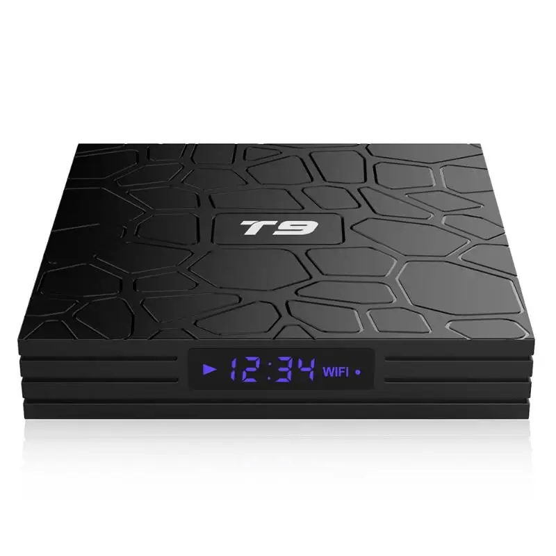 T9 Android 8.1 TV Box RK3328 Quad Core 2.4G/5G Dual Band Multimedia WIFI Set-top Box Media player
T9 Android 8.1 TV Box RK3328 Quad Core 2.4G/5G Dual Band Multimedia WIFI Set-top Box Media player