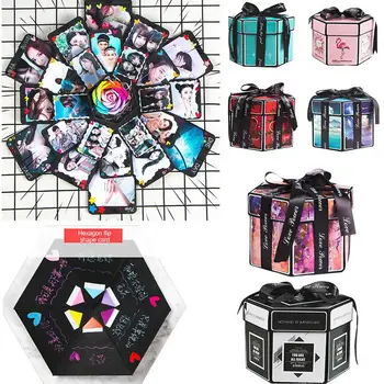 Explosion Gift Box DIY Photo Album Storage Box Valentine's Day Surprise Gift Box Romantic Couple Creative Gift Wedding Gifts
Explosion Gift Box DIY Photo Album Storage Box Valentine's Day Surprise Gift Box Romantic Couple Creative Gift Wedding Gifts