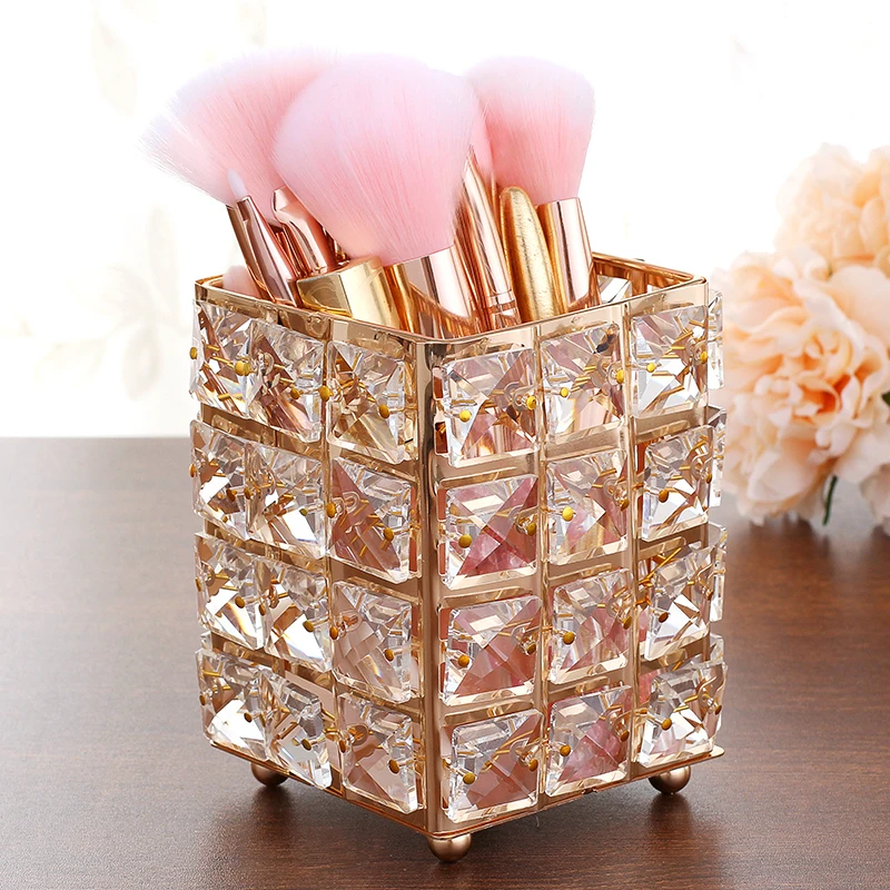 WSHYUFEI Metal Crystal Place Make -up Organizer Box Brush Sorting Pipe Sorting Jewelry Desktop Decorative Ornaments
WSHYUFEI Metal Crystal Place Make -up Organizer Box Brush Sorting Pipe Sorting Jewelry Desktop Decorative Ornaments