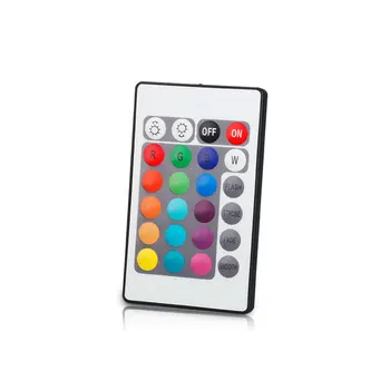 24-key IR infrared remote control RGB full-color smart light band mini WiFi mobile app controller
24-key IR infrared remote control RGB full-color smart light band mini WiFi mobile app controller