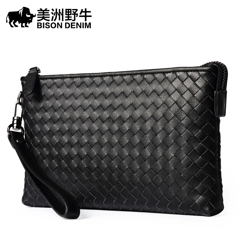 BISON DENIM Men Cowhide Wallet Large Capacity Clutch Bag Genuine Leather Business Handbags High Quality Men's Envelope Bag
BISON DENIM Men Cowhide Wallet Large Capacity Clutch Bag Genuine Leather Business Handbags High Quality Men's Envelope Bag