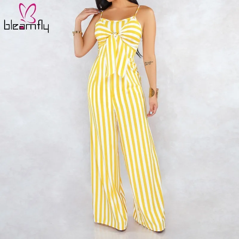 Sexy Stripe Jumpsuit Women Rompers Elegant Vintage One Piece Backless Long Playsuit Spaghetti Strap Wide Leg Female Overalls 3XL
Sexy Stripe Jumpsuit Women Rompers Elegant Vintage One Piece Backless Long Playsuit Spaghetti Strap Wide Leg Female Overalls 3XL