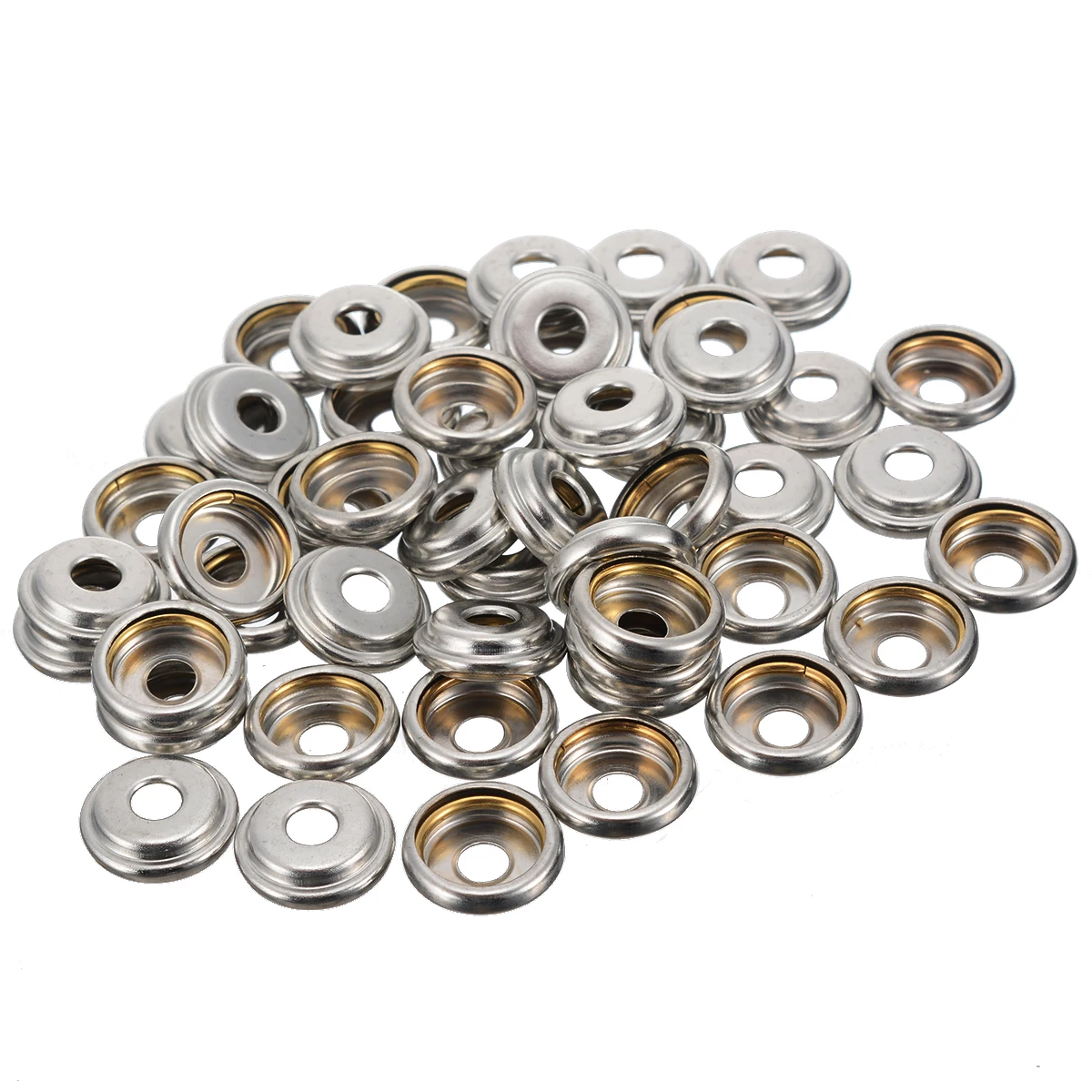 Mayitr 50 Sets Stainless Socket Fastener Snap Set Press Stud Button Marine Buttons Socket For DIY Leather Sewing Tool
Mayitr 50 Sets Stainless Socket Fastener Snap Set Press Stud Button Marine Buttons Socket For DIY Leather Sewing Tool