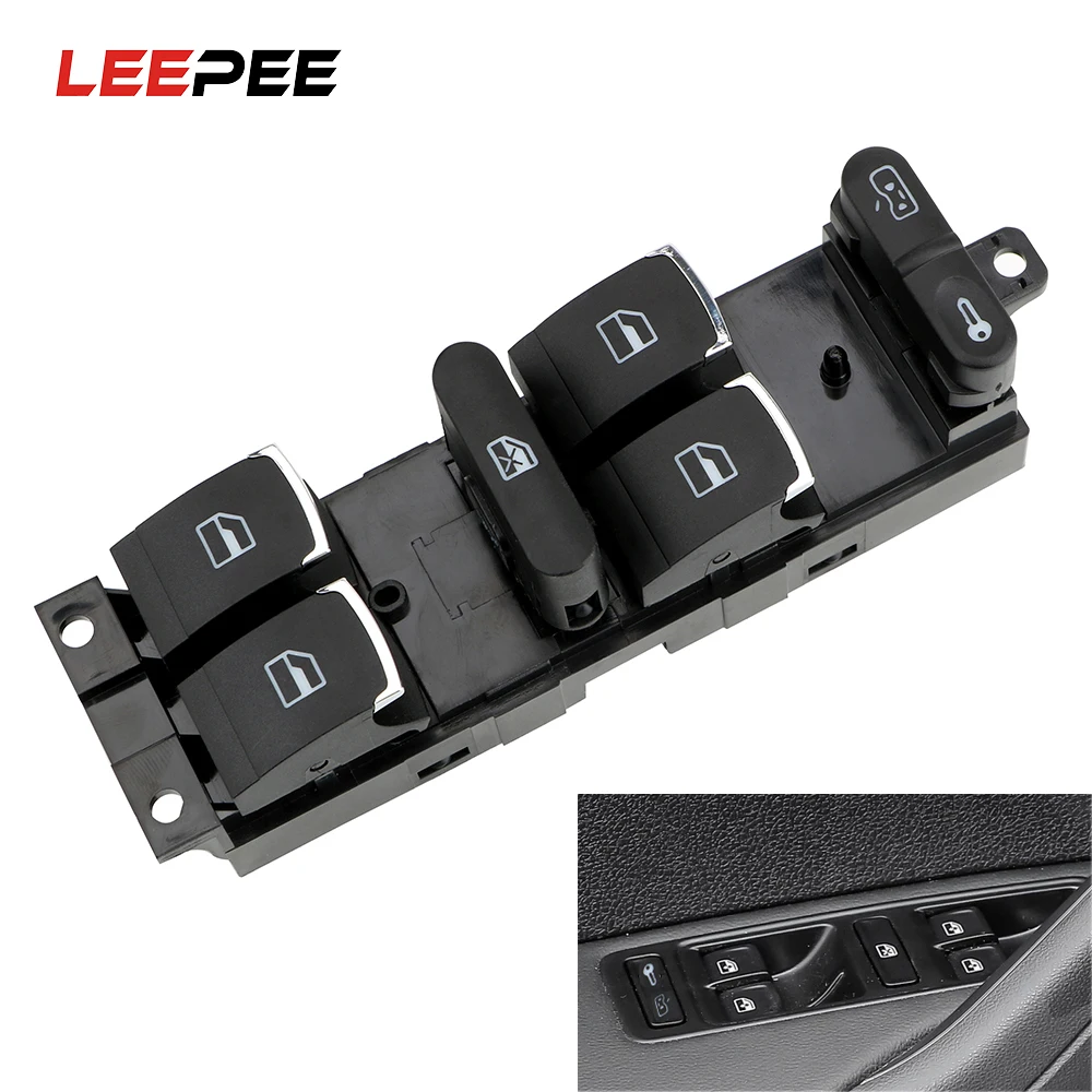 LEEPEE Auto Window Control Switch For VW Jetta Golf GTI MK4 Passat B5 3BD959857 Driver Side Buttons Switch Car Modification
LEEPEE Auto Window Control Switch For VW Jetta Golf GTI MK4 Passat B5 3BD959857 Driver Side Buttons Switch Car Modification