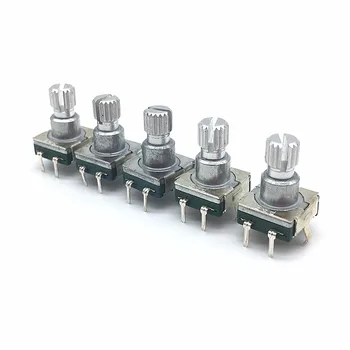 5pcs EC11 Encoder Switch Without Push Button Switch 30 Position Rotary Encoder Code Switch 5pin Plug-in Type 12mm Plum Shaft
5pcs EC11 Encoder Switch Without Push Button Switch 30 Position Rotary Encoder Code Switch 5pin Plug-in Type 12mm Plum Shaft