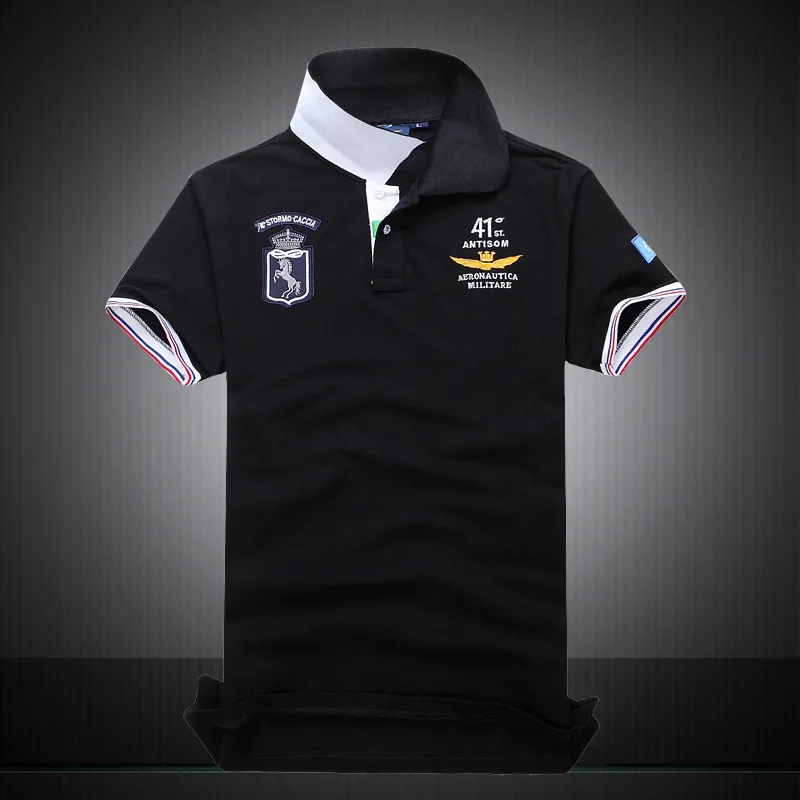 2018 New Cotton AERONAUTICA MILITARE Air Force One polo shirt Embroidery Aeronautica " Military" Men Military polo shirt #951
2018 New Cotton AERONAUTICA MILITARE Air Force One polo shirt Embroidery Aeronautica " Military" Men Military polo shirt #951