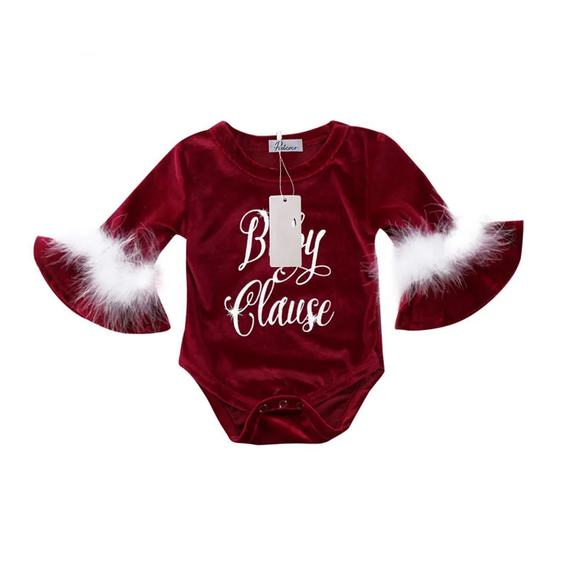 XMAS Baby Girls Clothes Winter Warm Long Flare Sleeve Bodysuit Santa Claus Fur Patchwork Bodysuit Jumpsuit Outfits Costume 0-24M
XMAS Baby Girls Clothes Winter Warm Long Flare Sleeve Bodysuit Santa Claus Fur Patchwork Bodysuit Jumpsuit Outfits Costume 0-24M