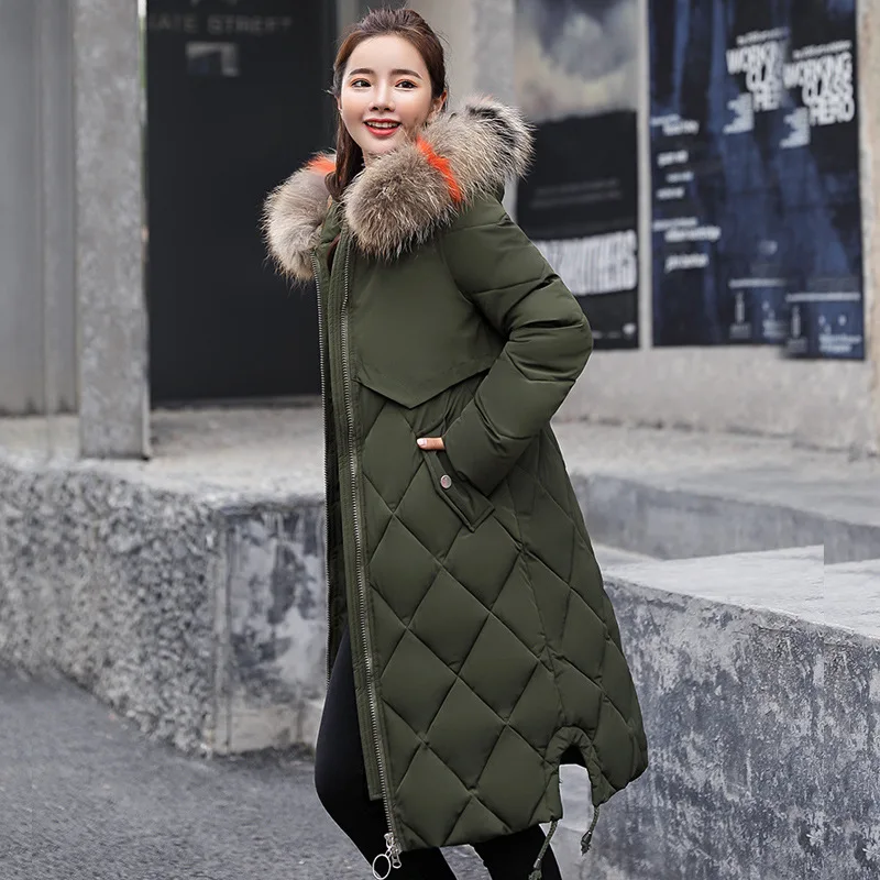Winter Jacket Women Long Colorful Big Fur Hooded Overcoat Thick Down Parkas Female Jacket Coat Slim Causal Winter Woman Coat
Winter Jacket Women Long Colorful Big Fur Hooded Overcoat Thick Down Parkas Female Jacket Coat Slim Causal Winter Woman Coat