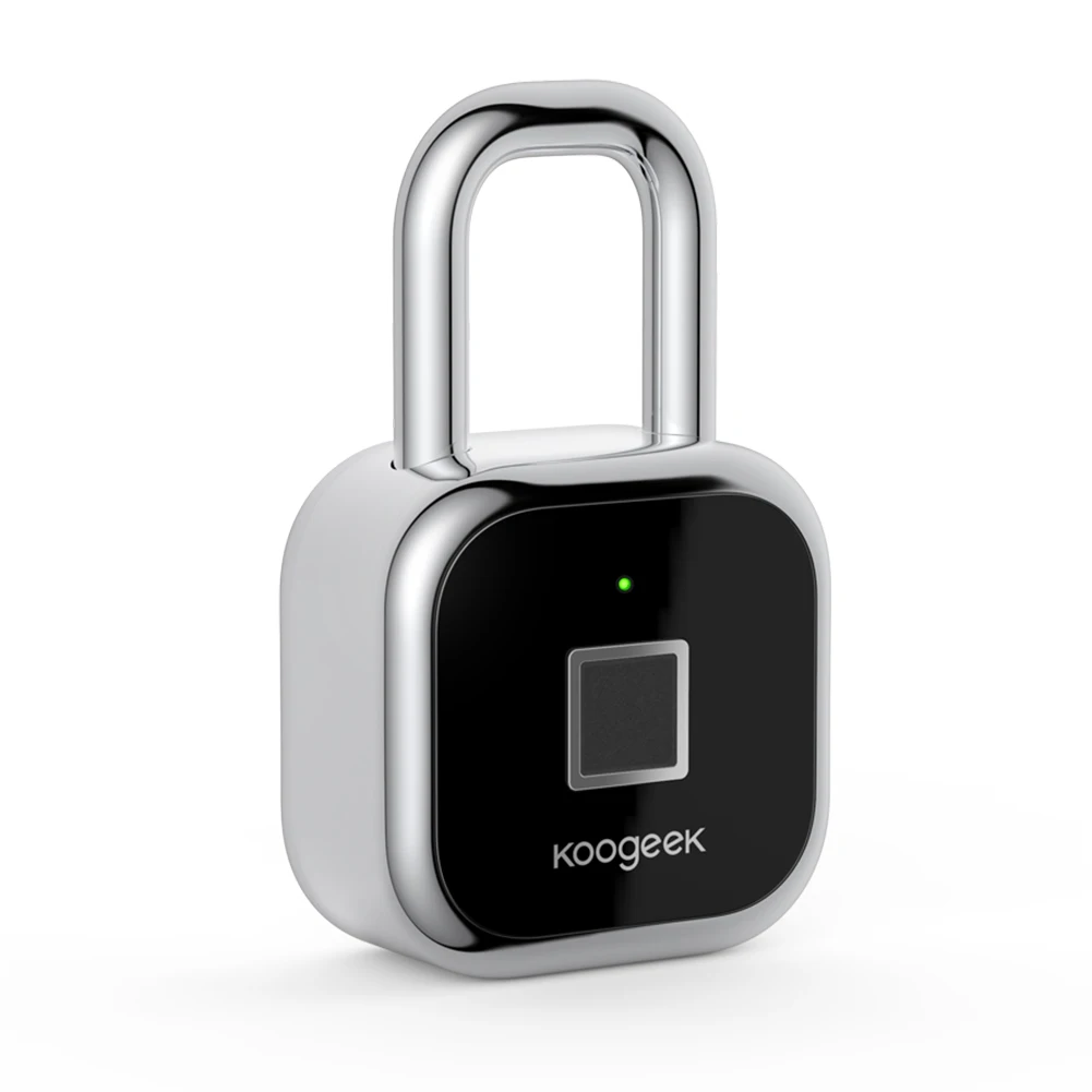 Koogeek Smart Fingerprint Lock BT Biometric Keyless Padlock Works with HomeKit Unlock by Fingerprints/Smartphone Indoor Use
Koogeek Smart Fingerprint Lock BT Biometric Keyless Padlock Works with HomeKit Unlock by Fingerprints/Smartphone Indoor Use